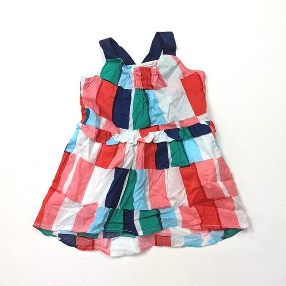 Tea Collection Dress Baby Girls Size 6-12m Geometric Sundress - Picture 1 of 3
